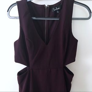 Plum cut out Lulu’s Dress